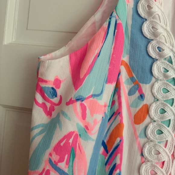 Lilly Pulitzer Lynn Shift Dress Out to Sea 10 Sailboats Summer Wedding - Picture 14 of 16